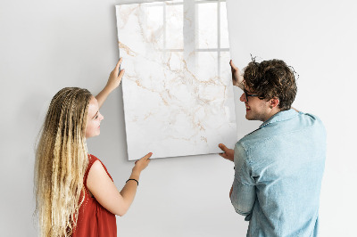 Dry erase board magnetic Stylish board for photos and notes