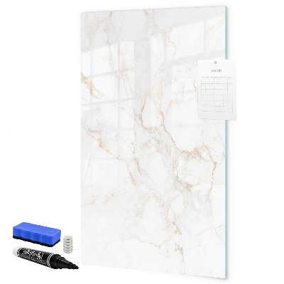 Dry erase board magnetic Stylish board for photos and notes