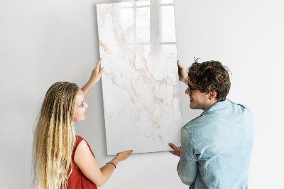 Dry erase board magnetic Stylish board for photos and notes