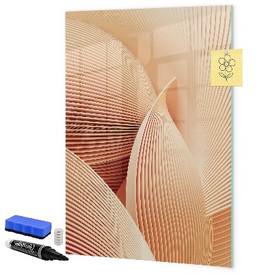 Dry erase board magnetic Modern board for notes and photos