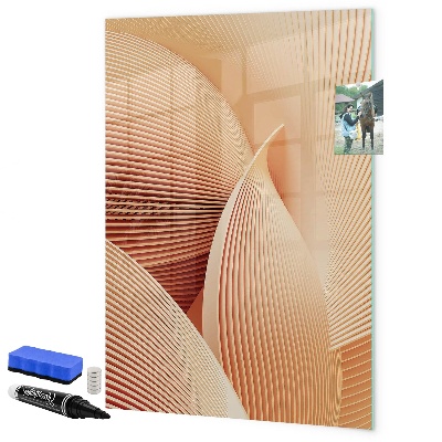 Dry erase board magnetic Modern board for notes and photos