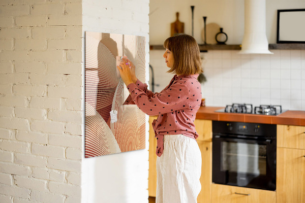 Dry erase board magnetic Modern board for notes and photos