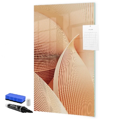 Dry erase board magnetic Modern board for notes and photos