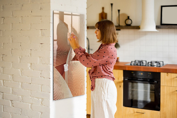 Dry erase board magnetic Modern board for notes and photos