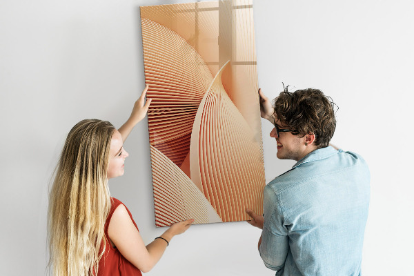 Dry erase board magnetic Modern board for notes and photos