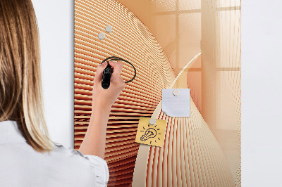 Dry erase board magnetic Modern board for notes and photos