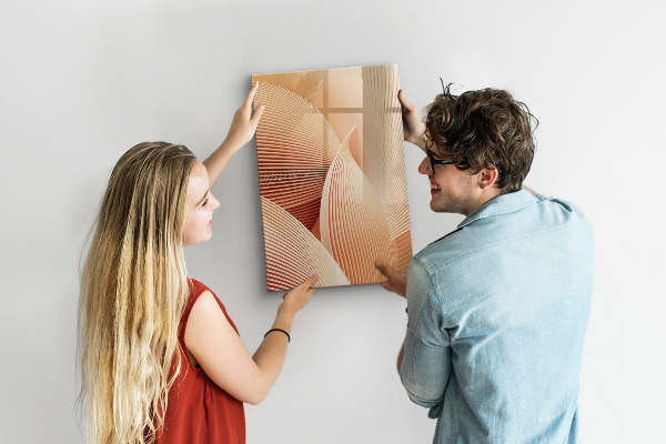 Dry erase board magnetic Modern board for notes and photos