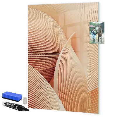 Dry erase board magnetic Modern board for notes and photos