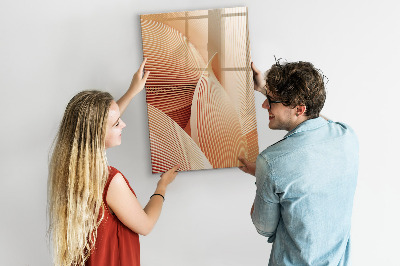 Dry erase board magnetic Modern board for notes and photos