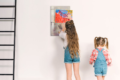Magnetic dry erase board Creative photo display board