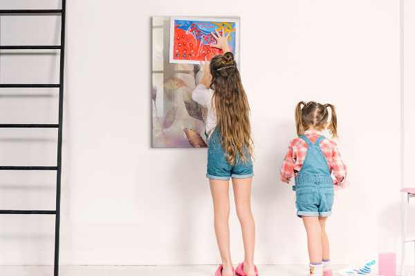 Magnetic dry erase board Creative photo display board