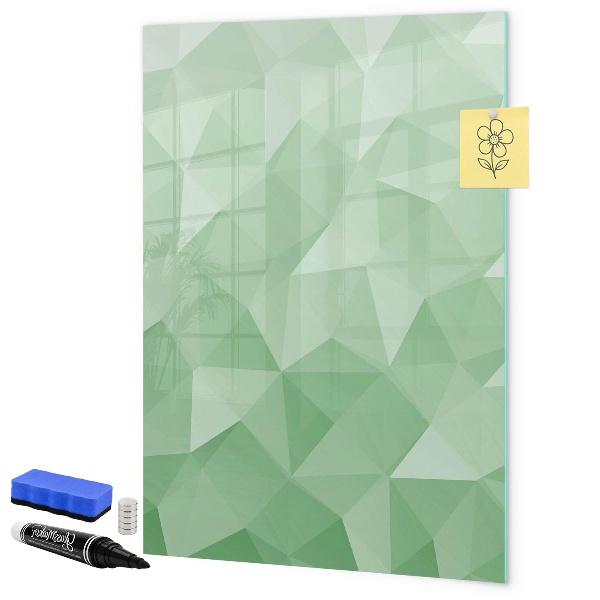 Dry erase board magnetic A colorful board for presenting photos