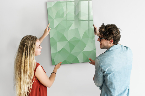 Dry erase board magnetic A colorful board for presenting photos