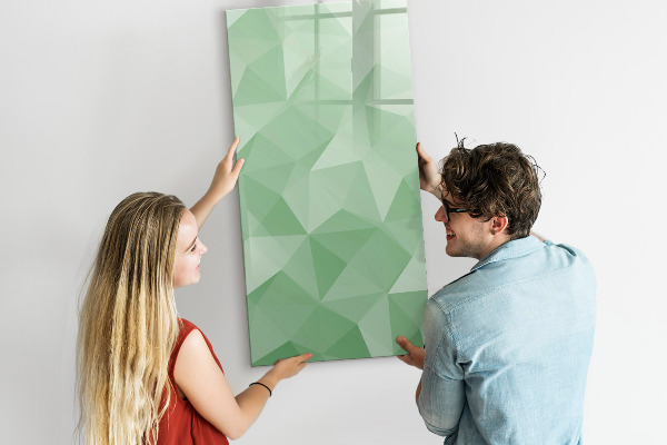 Dry erase board magnetic A colorful board for presenting photos