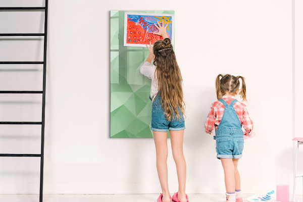 Dry erase board magnetic A colorful board for presenting photos