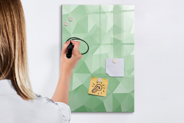 Dry erase board magnetic A colorful board for presenting photos
