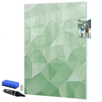 Dry erase board magnetic A colorful board for presenting photos