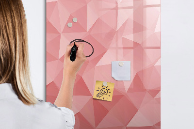 Magnetic dry erase board A colorful board for notes and photos