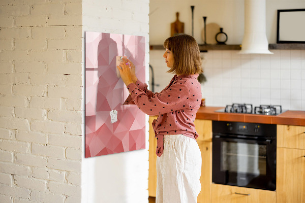 Magnetic dry erase board A colorful board for notes and photos