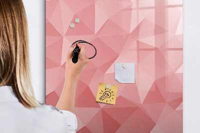 Magnetic dry erase board A colorful board for notes and photos