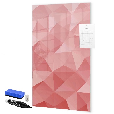 Magnetic dry erase board A colorful board for notes and photos