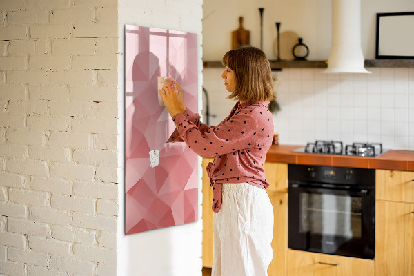 Magnetic dry erase board A colorful board for notes and photos