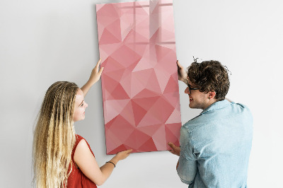 Magnetic dry erase board A colorful board for notes and photos