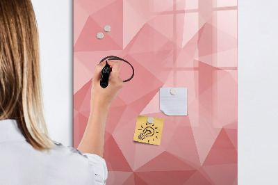 Magnetic dry erase board A colorful board for notes and photos