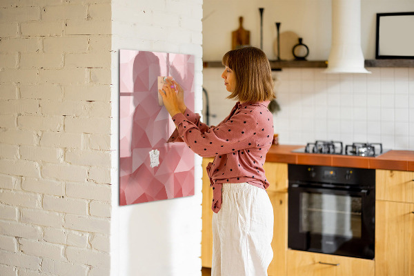 Magnetic dry erase board A colorful board for notes and photos