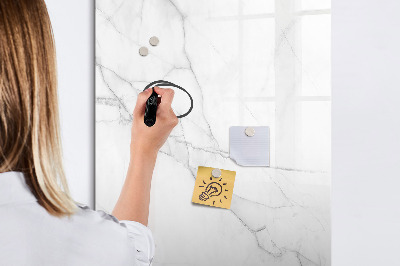 Dry erase board magnetic Stylish board for photos and notes