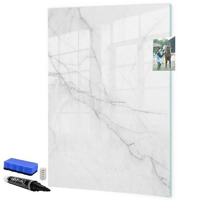 Dry erase board magnetic Stylish board for photos and notes