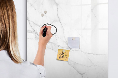 Dry erase board magnetic Stylish board for photos and notes