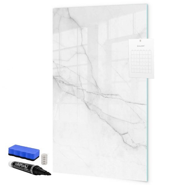 Dry erase board magnetic Stylish board for photos and notes