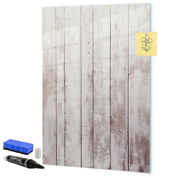 Magnetic dry erase board A board for presenting photos and notes