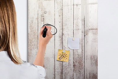 Magnetic dry erase board A board for presenting photos and notes