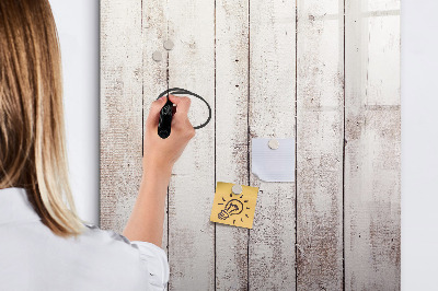 Magnetic dry erase board A board for presenting photos and notes