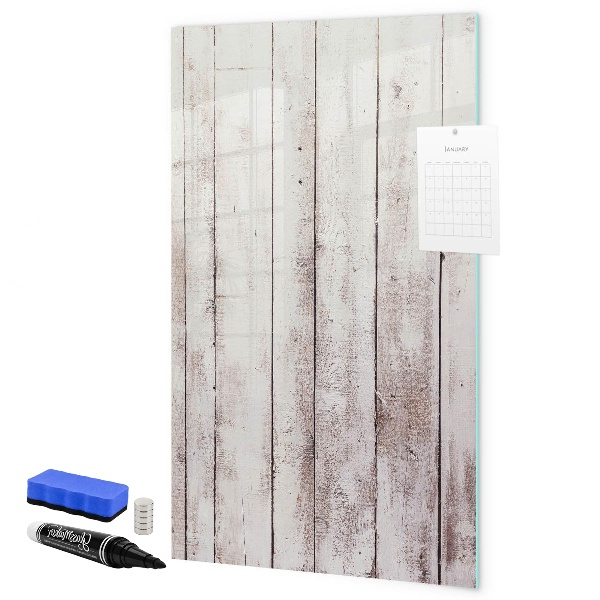 Magnetic dry erase board A board for presenting photos and notes
