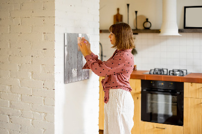 Magnetic dry erase board A board for presenting photos and notes