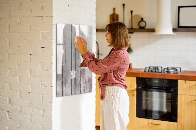 Magnetic dry erase board A board for presenting photos and notes