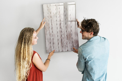 Magnetic dry erase board A board for presenting photos and notes