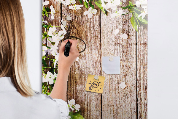 Dry erase board magnetic Creative board for photos and notes
