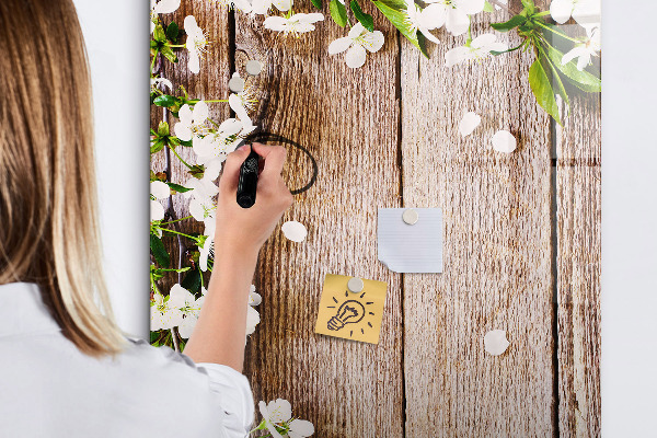 Dry erase board magnetic Creative board for photos and notes