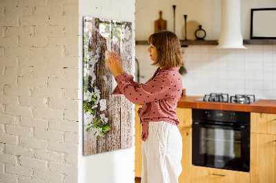 Dry erase board magnetic Creative board for photos and notes