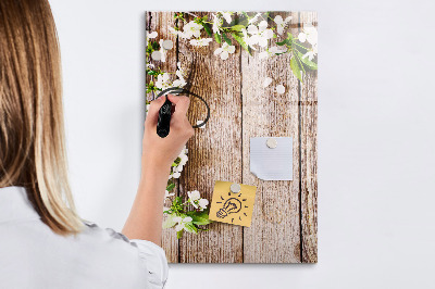 Dry erase board magnetic Creative board for photos and notes
