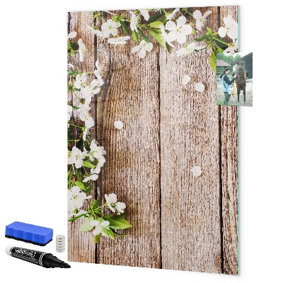 Dry erase board magnetic Creative board for photos and notes