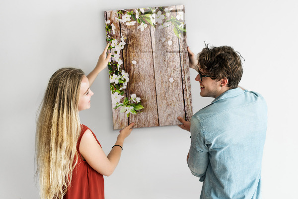 Dry erase board magnetic Creative board for photos and notes