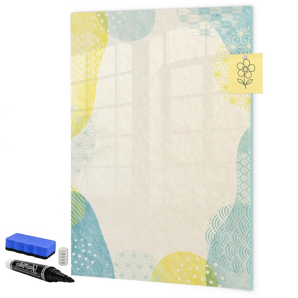 Magnetic dry erase board A creative space for memories and photos
