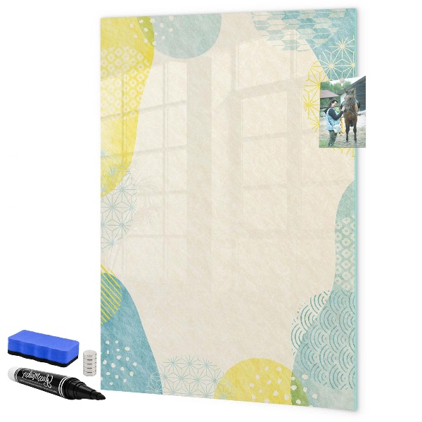 Magnetic dry erase board A creative space for memories and photos