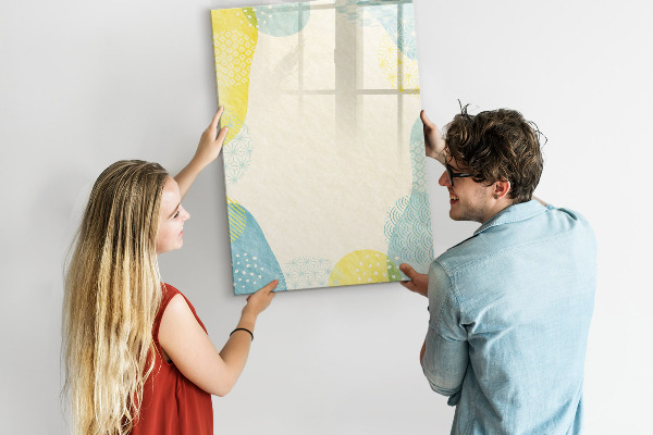 Magnetic dry erase board A creative space for memories and photos