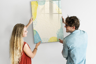 Magnetic dry erase board A creative space for memories and photos